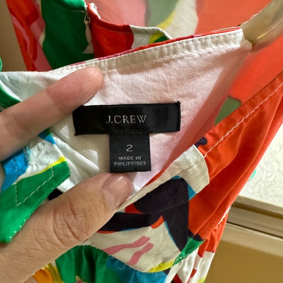 J Crew Tiered Maxi Dress in Ratti Jardin Floral Print with pockets  sz 2 - Picture 3 of 8